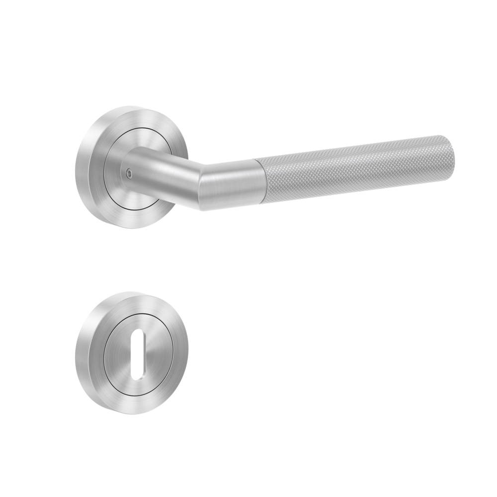 Poignée de porte inox satiné BER60 BB0 71