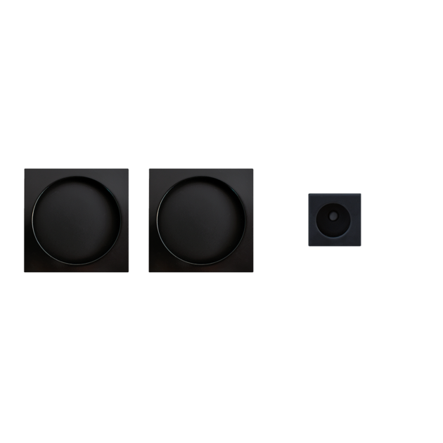 Pocket door set cosmos black EPDQ 0S 83