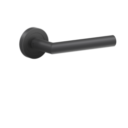 Door handle, cosmos black, Karcher Design, Rhodos, ER28 0S 83, 3-piece rose