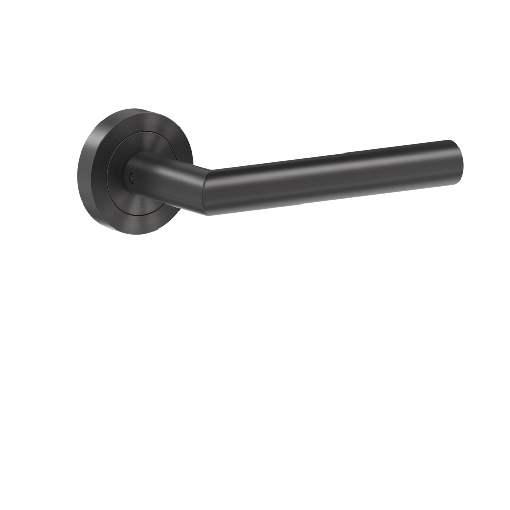 Lever sets for custom-bored door - Trim only titan grey ER28 PAS 89