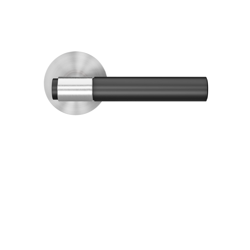 Lever sets for custom-bored door - Trim only satin stainless steel ...