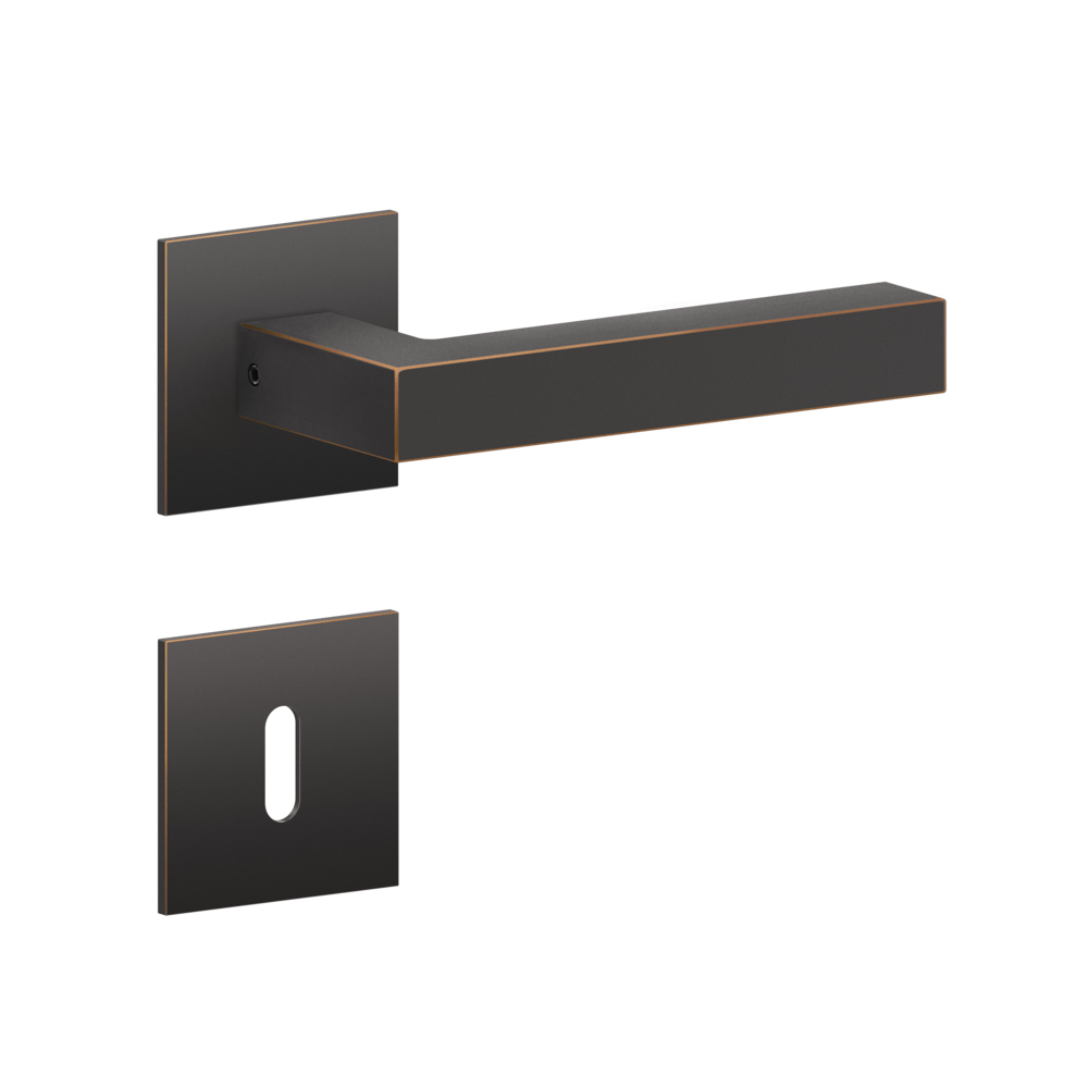 Door handle oil rubbed bronze EPL46Q BB0 81