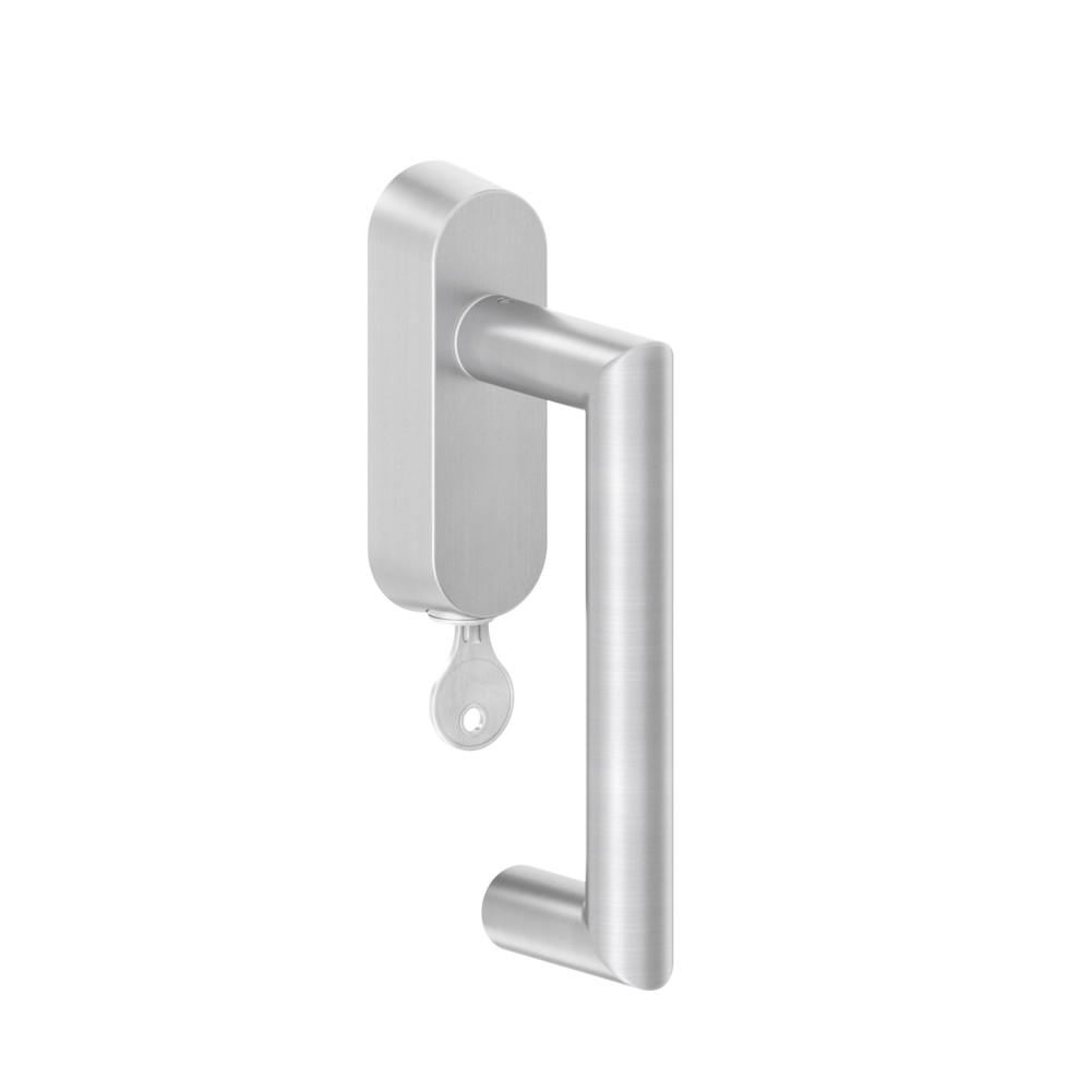 Window handles satin stainless steel EF204 EAR 71